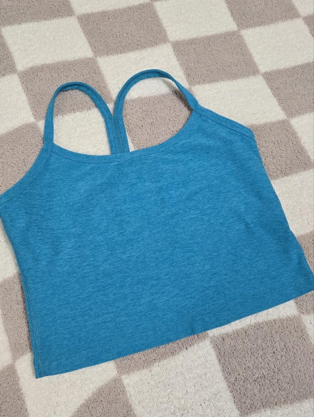 Spacedye Slim Racerback Cropped Tank